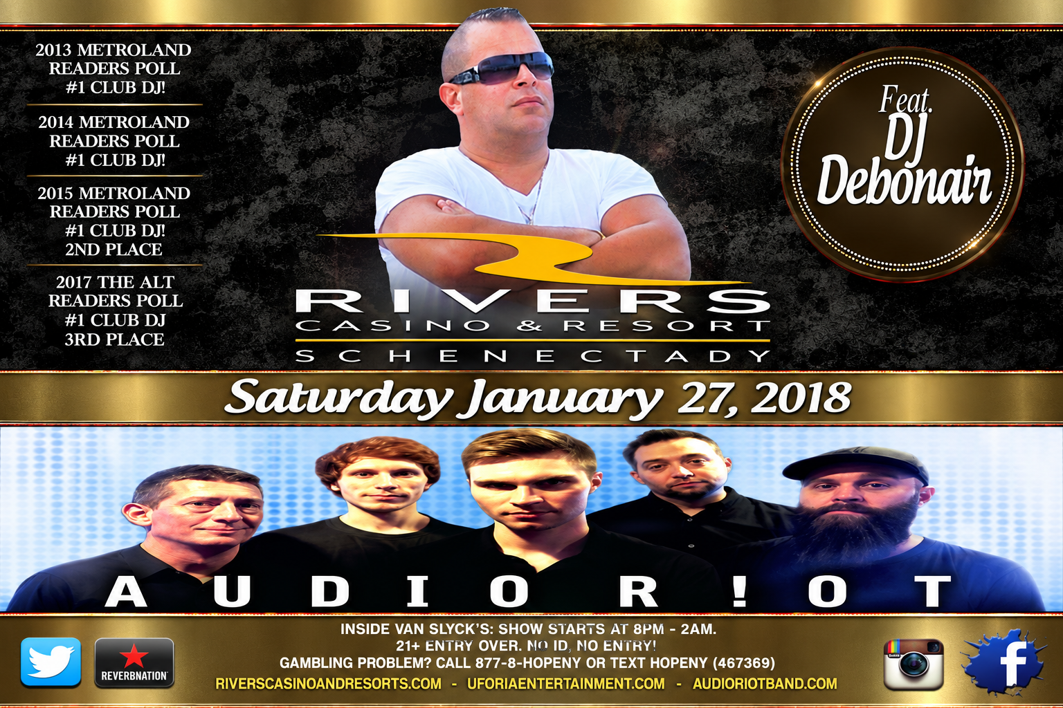 DJ Debonair & Audio R!ot — January 27, 2018 | Uforia Entertainment & DJ Debonair